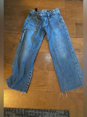 art class Blue Wide-Leg Kids Jeans